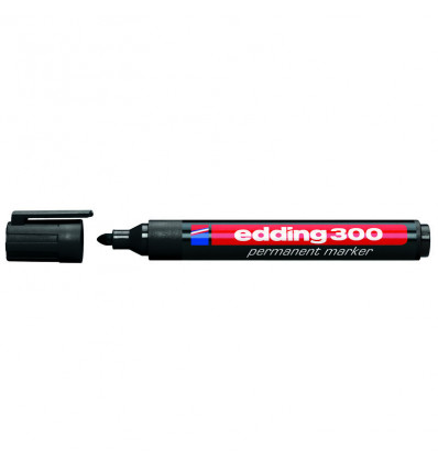 Маркер Permanent e-300 1,5-3 мм круглый чёрный