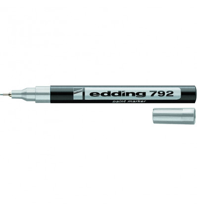 Маркер Paint e-792 0,8 мм тонкий срібний ( e-792/13 )