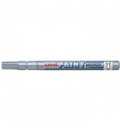 Маркер PAINT, 0.8-1.2мм, пише сріблястим ( PX-21.Silver )