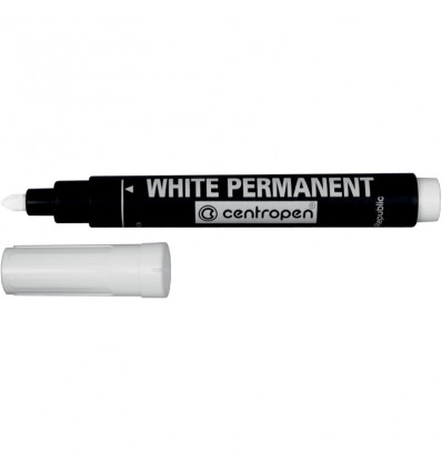 Маркер Permanent White 8586 2.5 мм белый