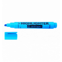 Текст-маркер флуорисцентный Fax клиновидный 1-4,6мм, синий