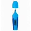 Текст-маркер NEON, синій, 2-4 мм, з гум. вставками