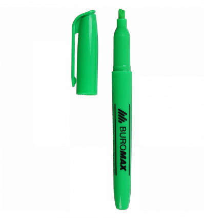 Текст-маркер, зеленый, JOBMAX, 2-4 мм, водная основа, круглый
