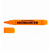 Текст-маркер флуорисцентный Fax клиновидный 1-4,6мм, оранжевый