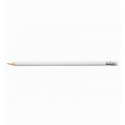 Карандаш графитовый L2U, HB, белый, с резинкой, карт. коробка 144шт. (BM.8517)