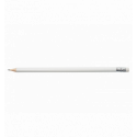 Олівець графітовий L2U, HB, білий, з гумкою, карт. коробка 144шт.