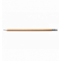 Олівець графітовий L2U, HB, дерев'яний корпус, з гумкою,