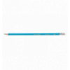 Олівець графітовий PASTEL HB, асорті, з гумкою, туба - 100 шт.