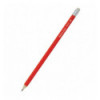 Олівець графітний Delta D2101 з гумкою, НВ, 100 штук, асорті, туба