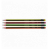 Карандаш графитовый NEON LINE, НВ, с ластиком, ассорти, с неоновой полоской, карт. коробка 12 шт. ( 
