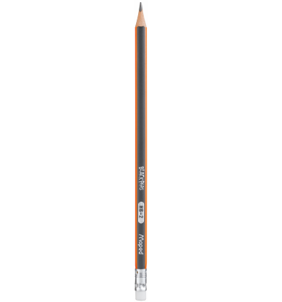 Карандаш графитовый BLACK PEPS HB, с ластиком ( MP.851721 )