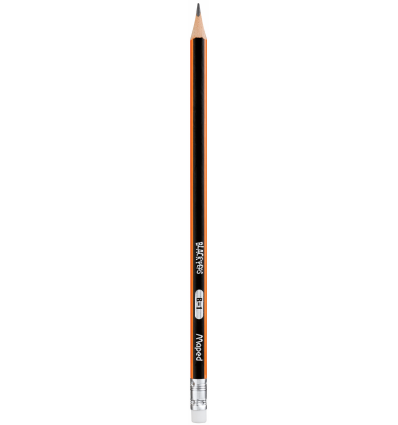Карандаш графитовый BLACK PEPS B, с ластиком ( MP.851724 )