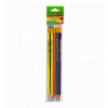 Олівець графітовий RAINBOW HB, з гумкою, 5 шт блістер, KIDS Line
