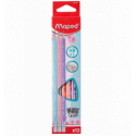 Олівець графітовий BLACK PEPS, HB, з ластиком, PASTEL ( MP.851730 )