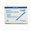 Карандаш графитовый, JOBMAX, HB, без ластика, желтый корпус, туба 144 шт. ( BM.8537 )