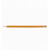Карандаш графитовый PROFESSIONAL 2H, желтый, без ластика , коробка 12шт. ( BM.8545-12 )