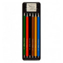 Набір цангових олівців Diamond Pencils, мет.пенал, 6 шт.