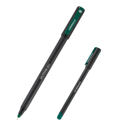 Шариковая ручка UNIMAX Ultron 2x зеленая