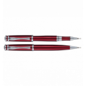 Комплект ручок (кулькова+ролер) в подарунковому футлярі L, червоний