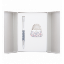 Набор подарочный "Sense": ручка шариковая + крючек д/ сумки, серый