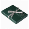 Набор подарочный "Crystal Heart": ручка шариковая + визитница, зеленый