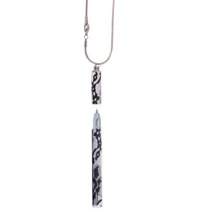 Ручка шариковая "Lace" с цепочкой 70см, белый ( LS.402027-12 )