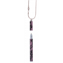 Ручка шариковая "Lace" с цепочкой 70см, розовый