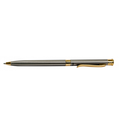 Шариковая ручка в бархатном чехле, сталь ( R68007.B )