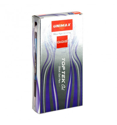 Ручка гелевая Top Tek Gel, красная ( UX-133-06 )