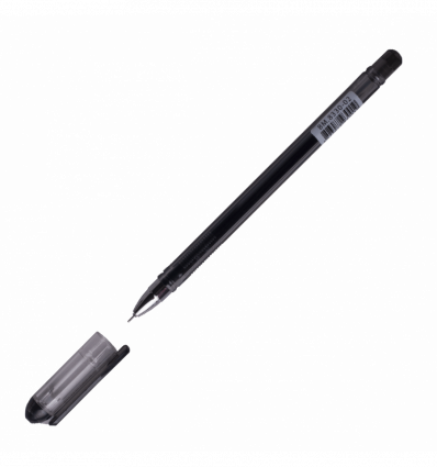 Ручка гелева GOAL, 0,5 мм, тригр. корпус, чорні чорнила