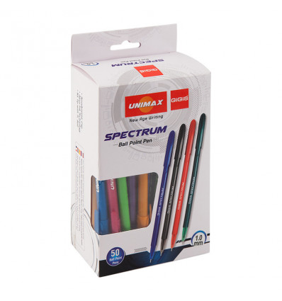 Шариковая ручка UNIMAX Spectrum Fashion синяя ( UX-135-02 )