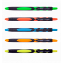 Ручка масляна автоматична LIVE TOUCH, RUBBER TOUCH BM.8270, 0,7 мм, синя