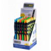 Ручка масляна автоматична LIVE TOUCH, RUBBER TOUCH BM.8270, 0,7 мм, синя