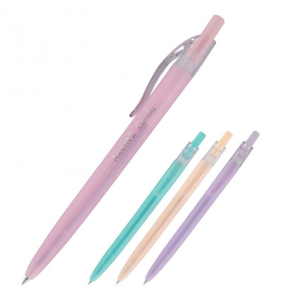 Шариковая ручка Axent Candy AB1084-02-A автоматическая 0.7мм синяя