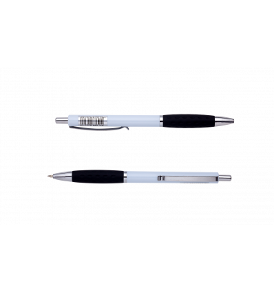Шариковая ручка BUROMAX COLOR GRIP LOGO2U автоматическая 0.7мм черный грип синяя