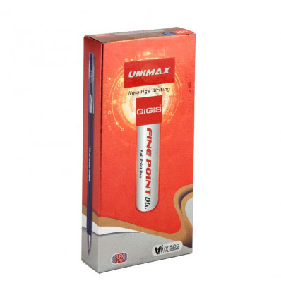 Ручка шариковая Fine Point Dlx. красная. ( ux-111-06 )