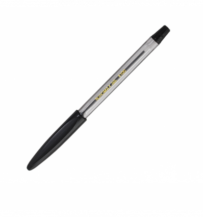 Кулькова ручка BUROMAX CLASSIC GRIP 0.7мм чорна