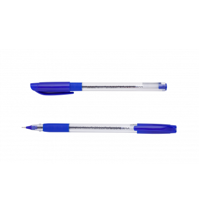 Ручка масляная SLIDE GRIP, 0,5 мм, рез. грип, трехгр.корпус, синие чернила