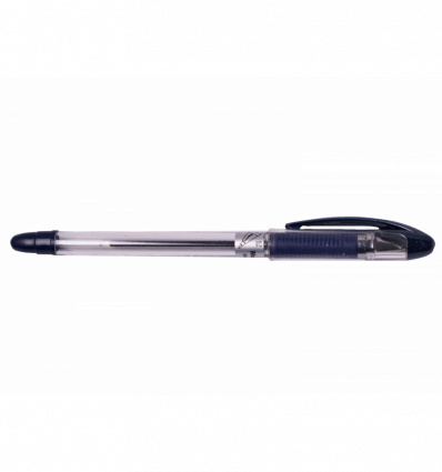 Ручка масляная MaxOFFICE, 0,7 мм, рез. грип, пласт. корпус, синие чернила