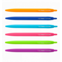 Ручка масляная автоматическая HOLLY TOUCH, RUBBER TOUCH BM.8271, 0,7 мм, синяя