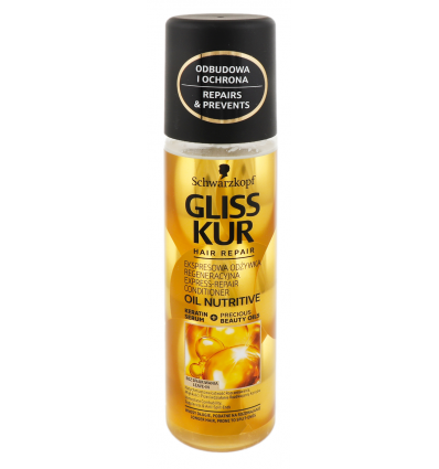 Експрес-кондиціонер для волосся Gliss Kur Oil Nutritive 200мл