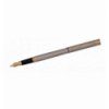 Перьевая ручка в бархатном чехле, никель