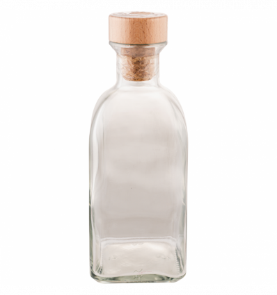 Бутылка стеклянная Frasca EverGlass с деревянной пробкой 700мл