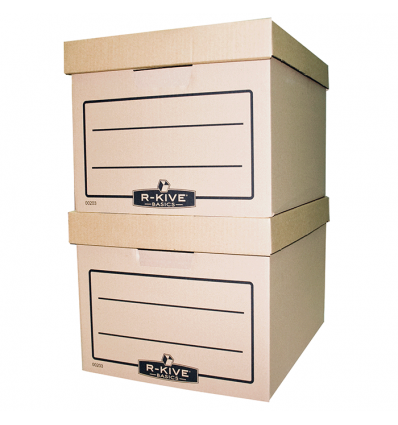 Короб для архівних боксів R-Kive Basics, крафт, 340х275х450 мм ( f.20303 )