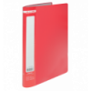 Папка пластиковая с 10 файлами, JOBMAX, А4, красная