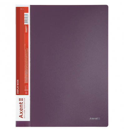 Дисплей-книга Axent 1020-11-A, A4, 20 файлов, сливовая