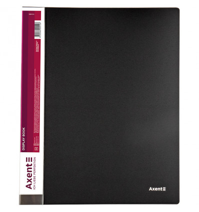 Дисплей-книга Axent 1020-01-A, А4, 20 файлiв, чорна ( 1020-01-A )