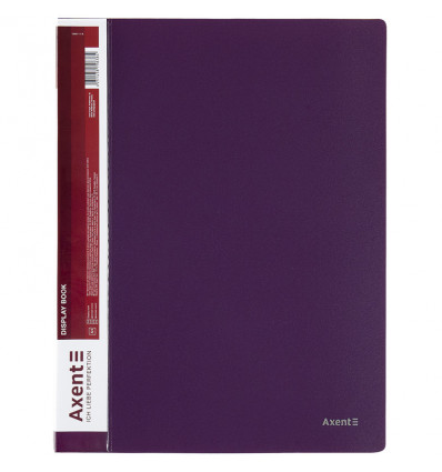 Дисплей-книга Axent 1030-11-A, A4, 30 файлов, сливовая