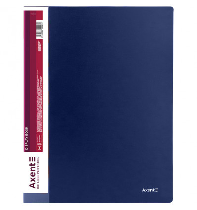 Дисплей-книга Axent 1030-02-A, А4, 30 файлов, синяя