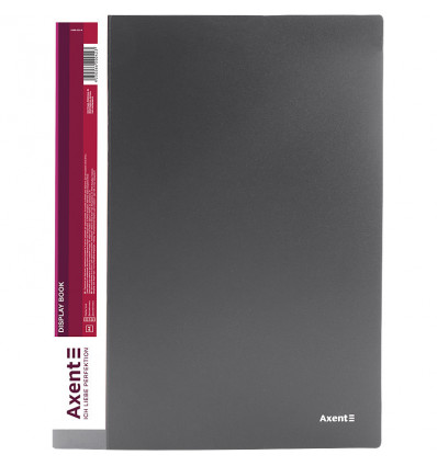 Дисплей-книга Axent 1040-03-A, А4, 40 файлiв, сіра ( 1040-03-A )